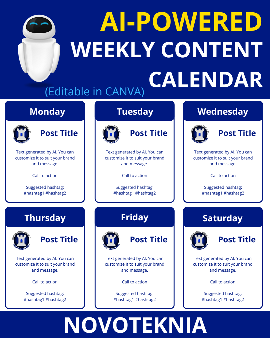 Plantilla Canva editable IA